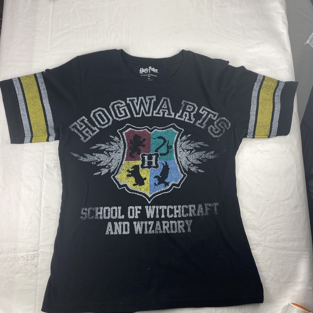 Hogwarts School of Witchcraft & Wizardry Shirt Long Sleeve Size XL Harry‎ Potter